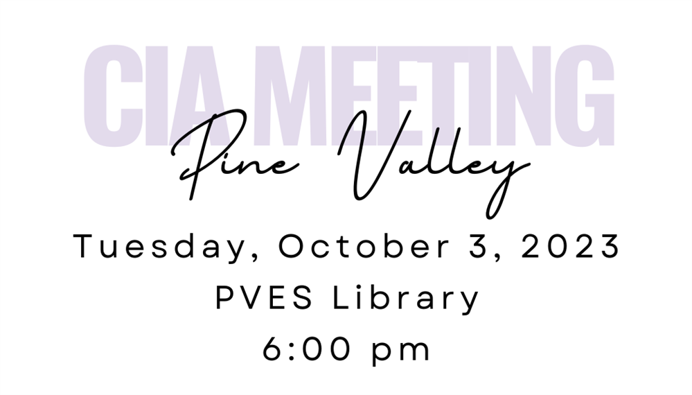  CIA meeting Oct. 3, 2023